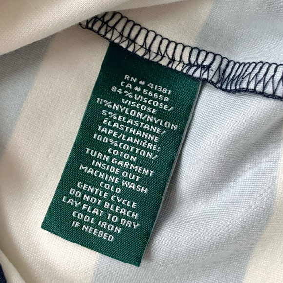 NWT Lauren Ralph Lauren Kitsu Striped Dress - Picture 10 of 16